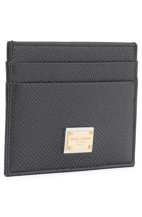 dolce gabbana dog card holder|Dolce&Gabbana DG Placard Calfskin Card Holder .